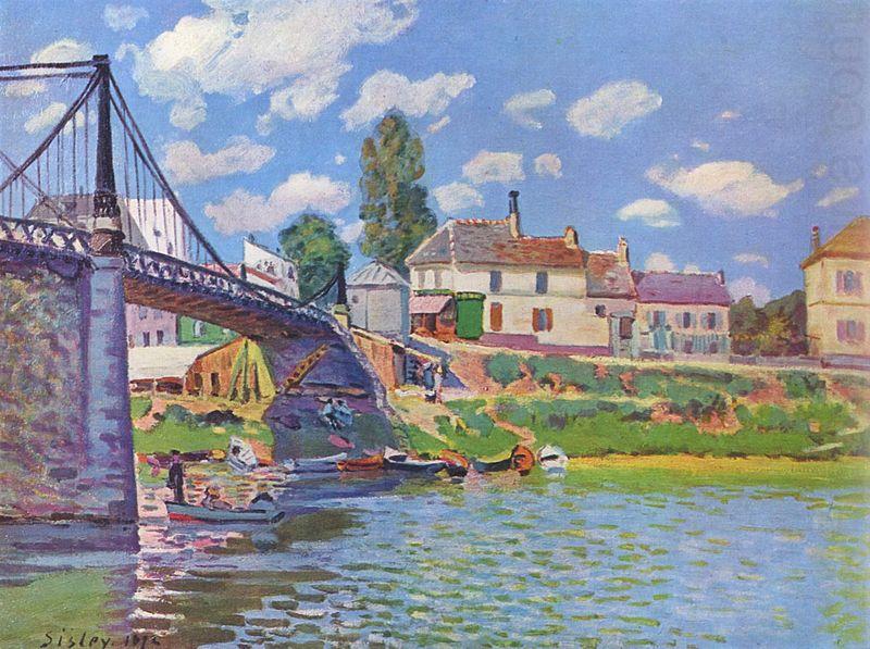 Alfred Sisley Bridge at china oil painting image